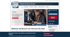 Desktop Screenshot of boschcarserviceautobedrijfdegier.nl