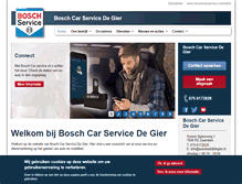 Tablet Screenshot of boschcarserviceautobedrijfdegier.nl